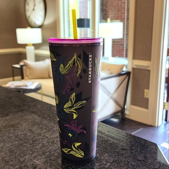 Starbucks Other - Starbucks 🌟 Floral Cold Cup 🌟24 oz